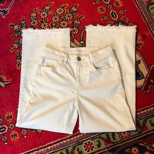 LOFT Wide leg crop pants